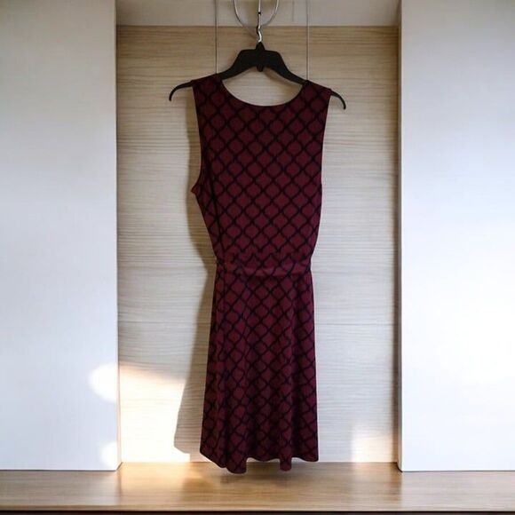 MIX Women's Red and Black Dress – Size Large - Picture 5 of 10